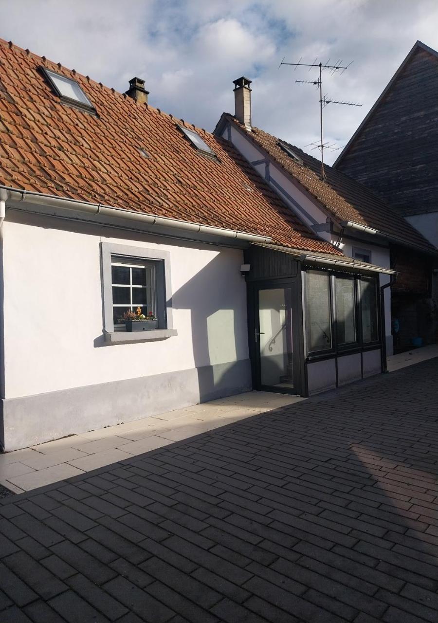 Charmant Cottage De Village Wittisheim Bagian luar foto